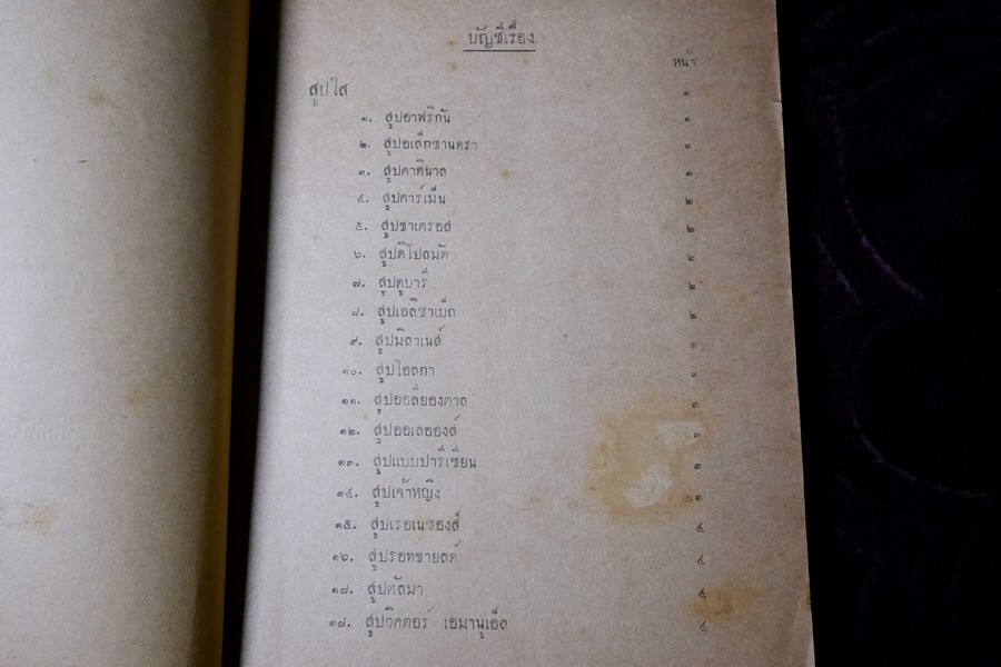 ตำราอาหารคาวหวาน โดย มจ.สิบพันพารเสนอ โสณกุล ปี 2496 (สอบถาม)