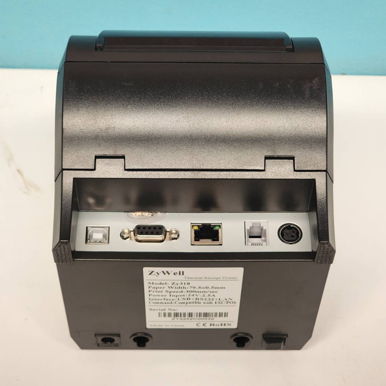 เครื่องพิมพ์ใบเสร็จ ZY318 USB+RS232+LAN มือสอง