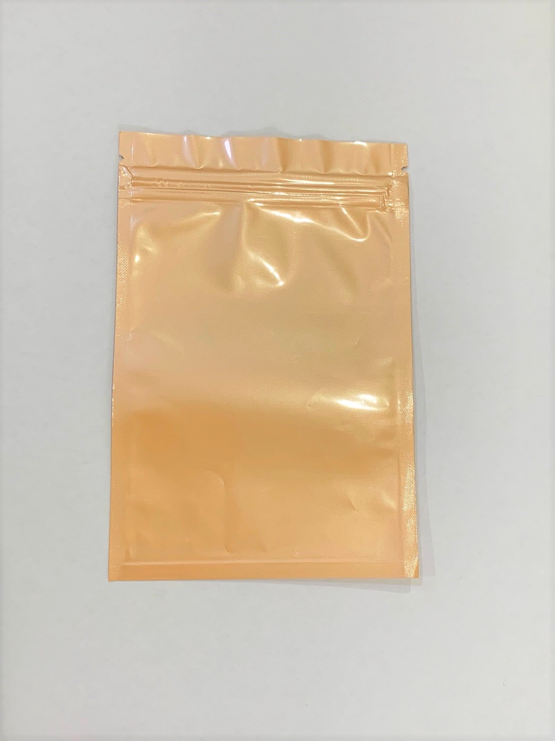 ถุงซิปล็อคตั้งไม่ได้ (ก้นแบน) - ฟอยล์สี (เมทัลไลท์)