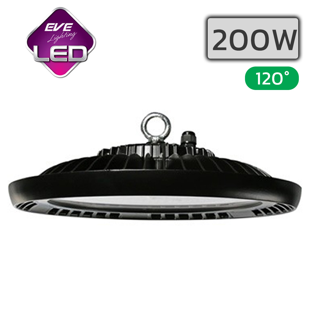 โคมไฮเบย์ LED 200w EVE DOB UFO