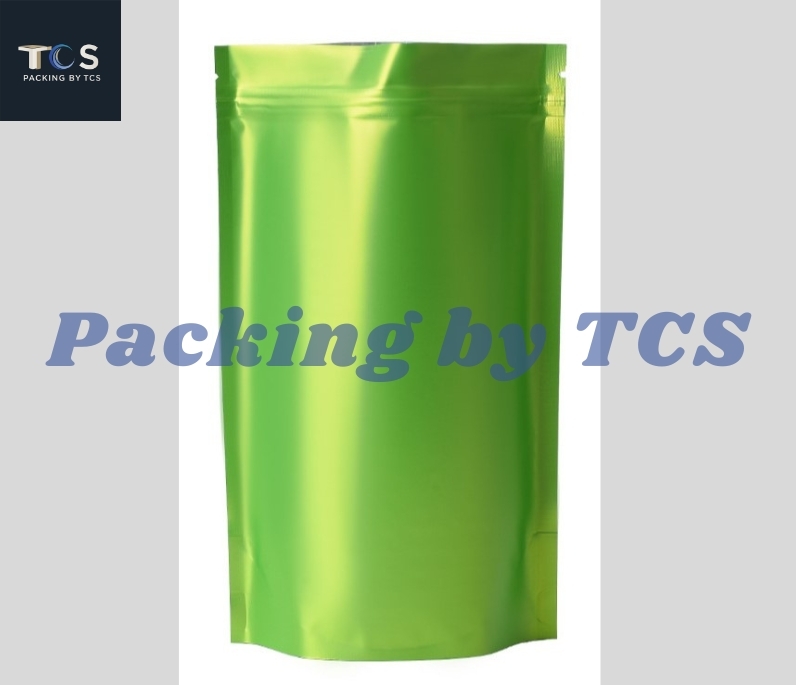 ถุงฟอยล์ซิปตั้งได้ สีด้าน (เมทัลไลท์)