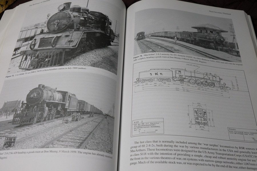 The Railways of Thailand by R.Ramaer พิมพ์ปี 2009