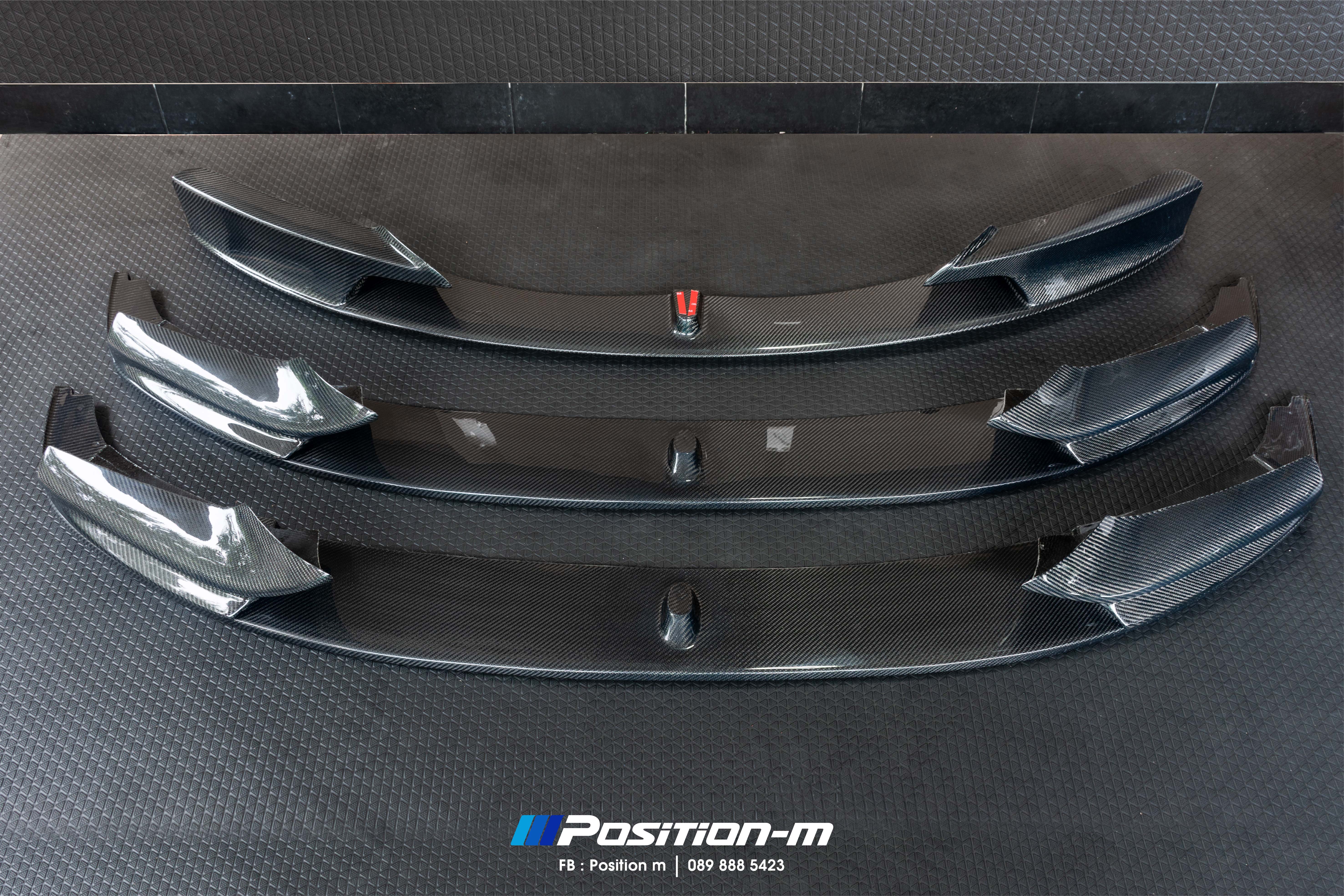 F10 Front lip Pure Carbon