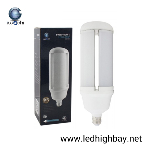หลอดไฟไฮเบย์ LED 50w ยี่ห้อ Iwachi (แสงส้ม)
