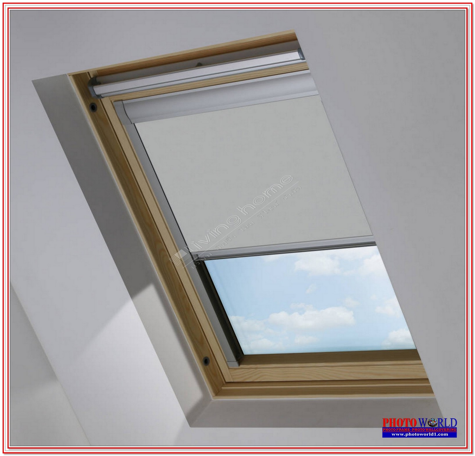 ม่านปรับแสงแนวเอียง(Sky Light Blinds) ผ้าม่าน ม่าน มู่ลี่ มู่ลี่ไม้ ม่านม้วน วอลเปเปอร์ รับติดตั้ง ออกแบบ ราคาถูก ทุกประเภท ทุกรูปแบบ