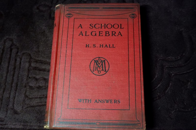 A School Algebra Part 1,2,3 with answer by H.S.HALL ปกแข็ง