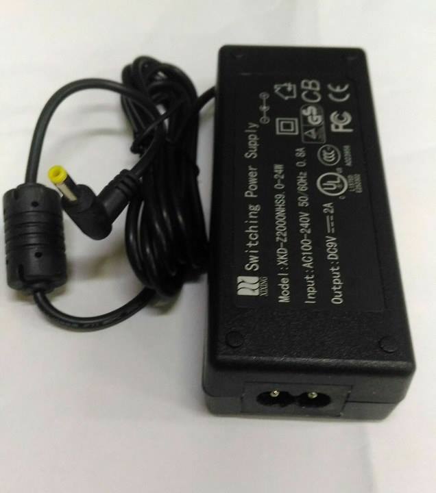 สวิตชิ่ง อะแดปเตอร์ Input AC 100-240V 0.8A Output DC9V 2A