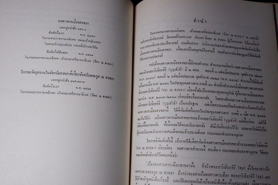 อนุสรณ์ เนื่องในงานพระราชทานเพลิงศพ เจ้าพระยาศรีธรรมาธิเบศ(จิตร ณ สงขลา) หนา 482 หน้า ปี 2519