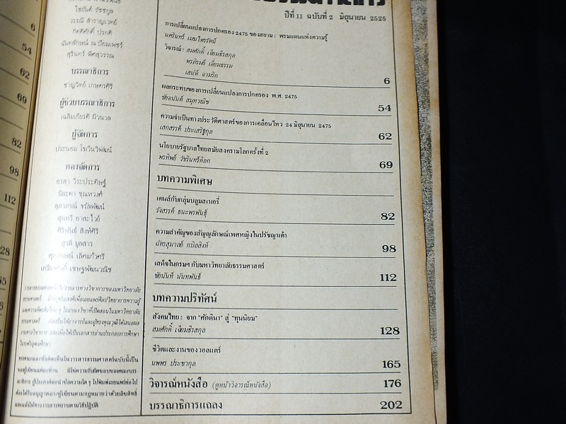 วารสารธรรมศาสตร์ ฉบับ การเปลี่ยนเเปลงการปกครอง 2475