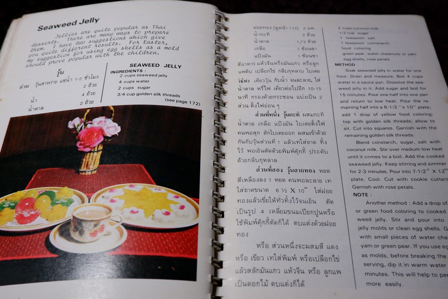 ตำราอาหารไทยในต่างเเดน ของ มลุลี (กุญชรฯ) ปิ่นสุวรรณ์ (cooking thai food in american kitchens)