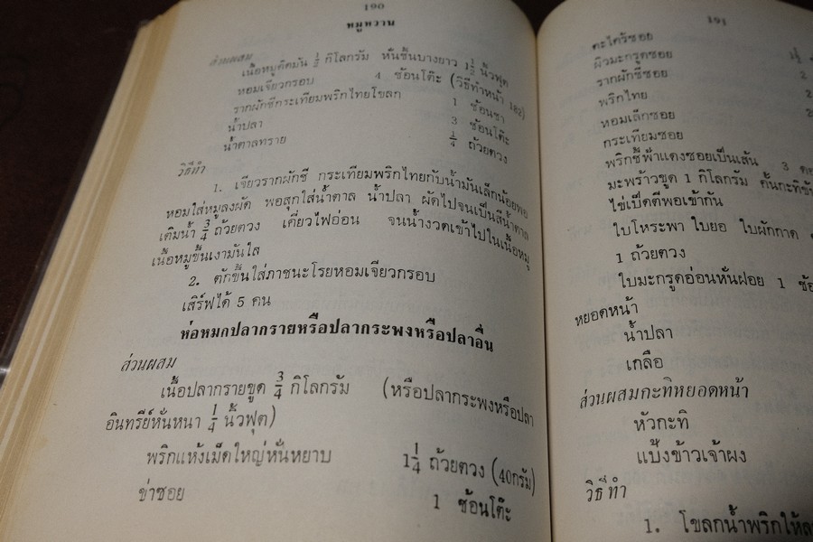 อาหารไทย โดย อ.จรรยา สุบรรณ์ (pocket book)