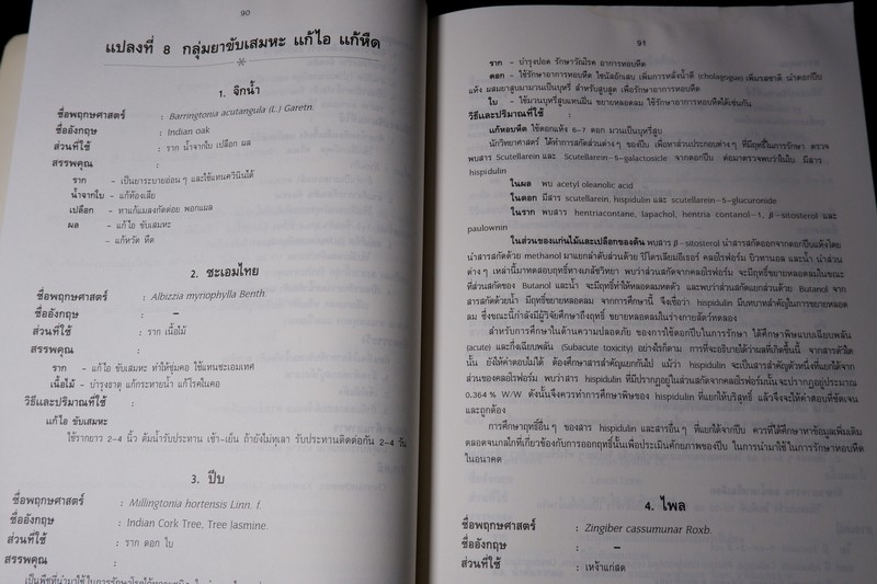 สรรพคุณสมุนไพร 200 ชนิด โดย สุนทรี สิงหบุตรา หนา 260 หน้า ปี 2535