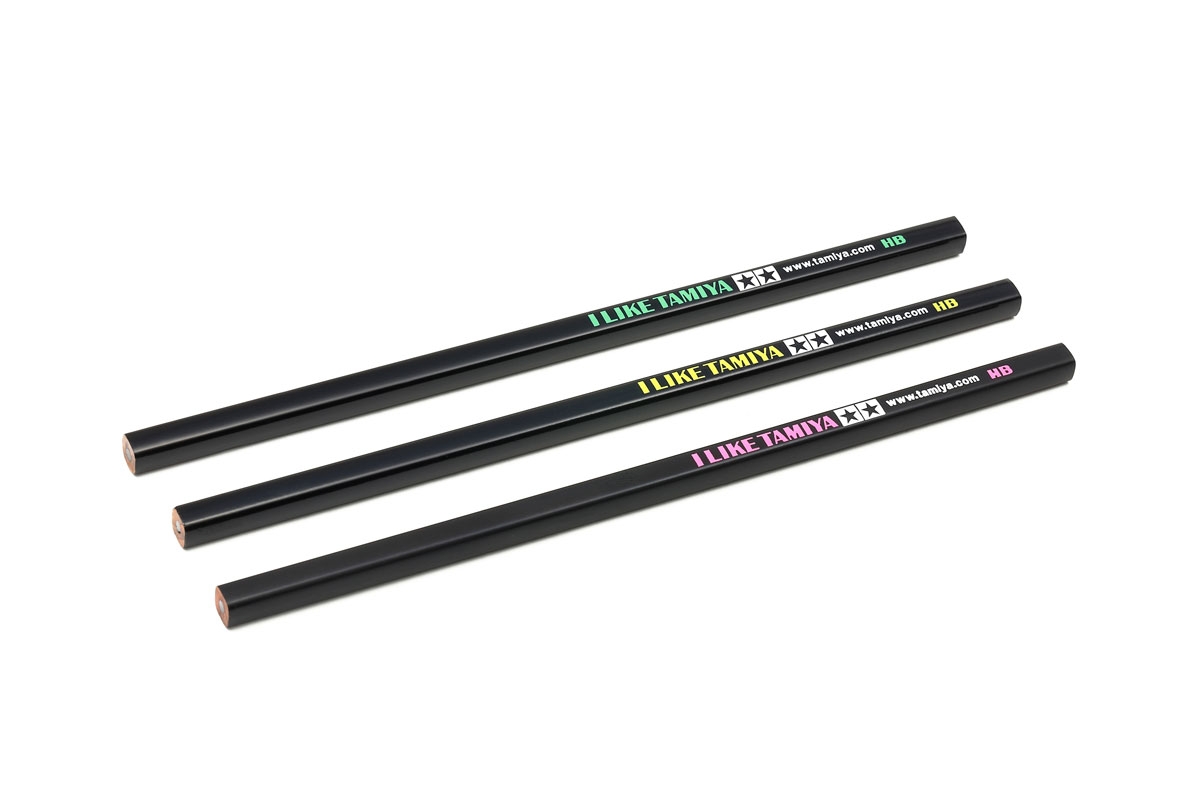 Tamiya Pencils (Square) (3Pcs.)
