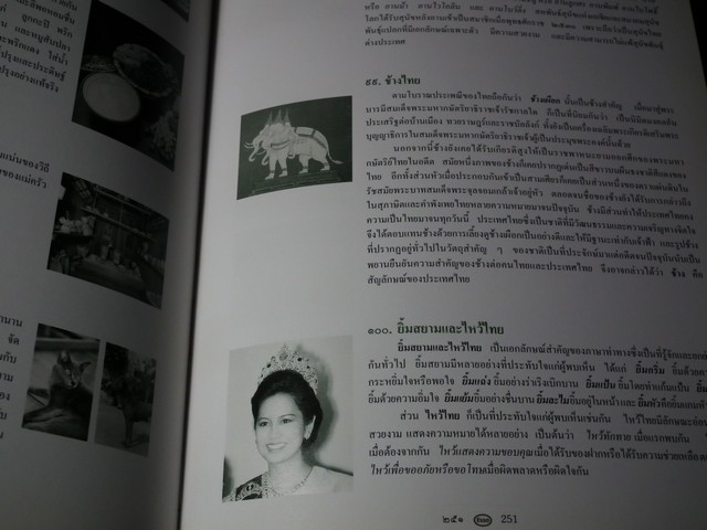 100 ของดีร้อยสิ่งมิ่งเมืองไทย จัดทำโดย บ.เอสโซ่ ปกแข็ง 290 หน้า ปี 2537