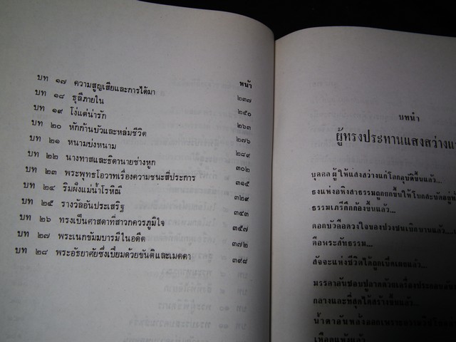 พุทธจริยา โดย วศิน อินทสระ จัดพิมพ์เป็นอนุสรณ์งานสมโภชน์หิรัณยบัฏเเละทำบุญอายุ 80 ปี พระธรรมปัญญาจารย์ หนา 420 หน้า ปี 2537