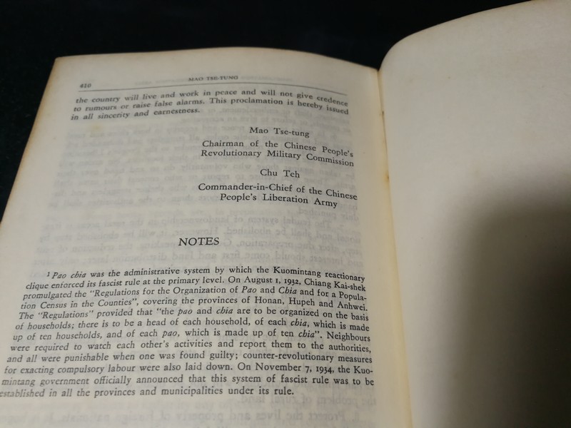 สรรนิพนธ์ เหมอเจ๋อตุง Selected Military Writings of MAO TSE-TUNG . copyright 1968