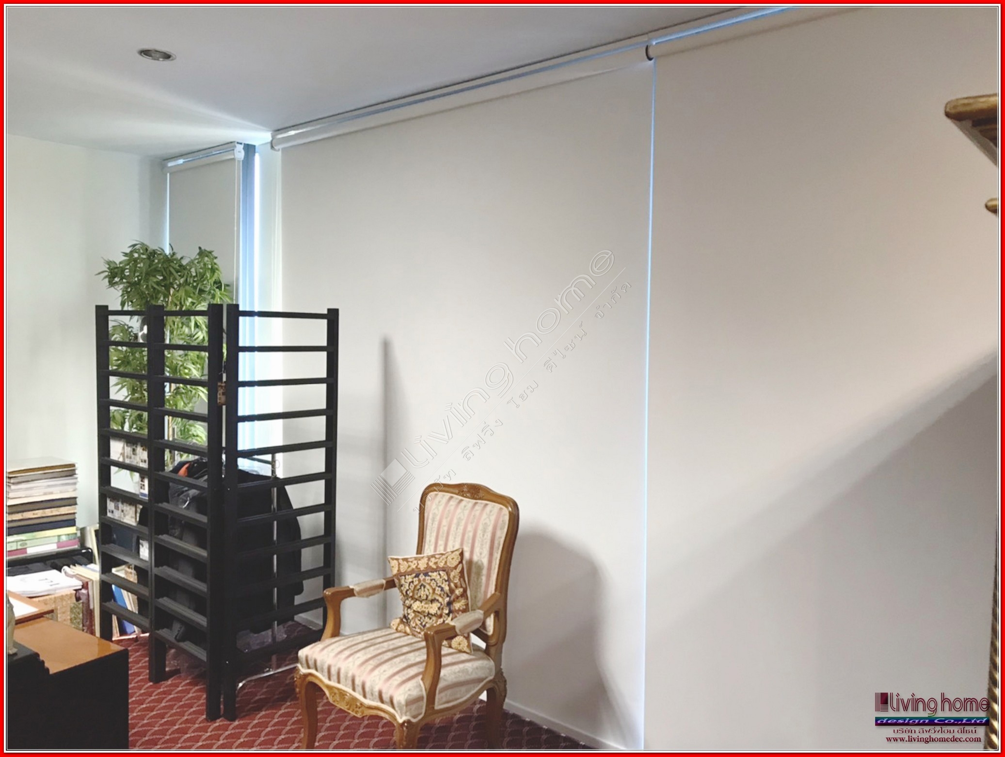 ม่านม้วน ทึบแสง "BLACK OUT ROLLER BLINDS" ผ้าม่าน ม่าน มู่ลี่ มู่ลี่ไม้ ม่านม้วน วอลเปเปอร์ รับติดตั้ง ออกแบบ ราคาถูก ทุกประเภท ทุกรูปแบบ