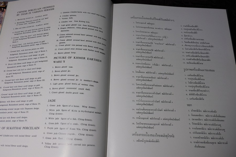 ลายครามเเละหยกล้ำค่าในประเทศไทย โดย จิตรา เตชะไพบูลย์ ปกเเข็ง 170 หน้า