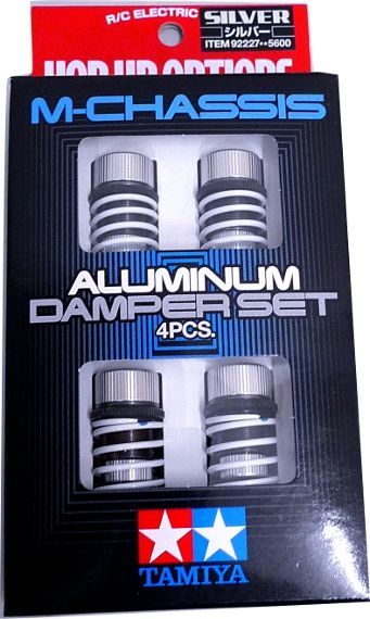 M-Chassis Aluminum Damper Set (Silver) (4Pcs.)