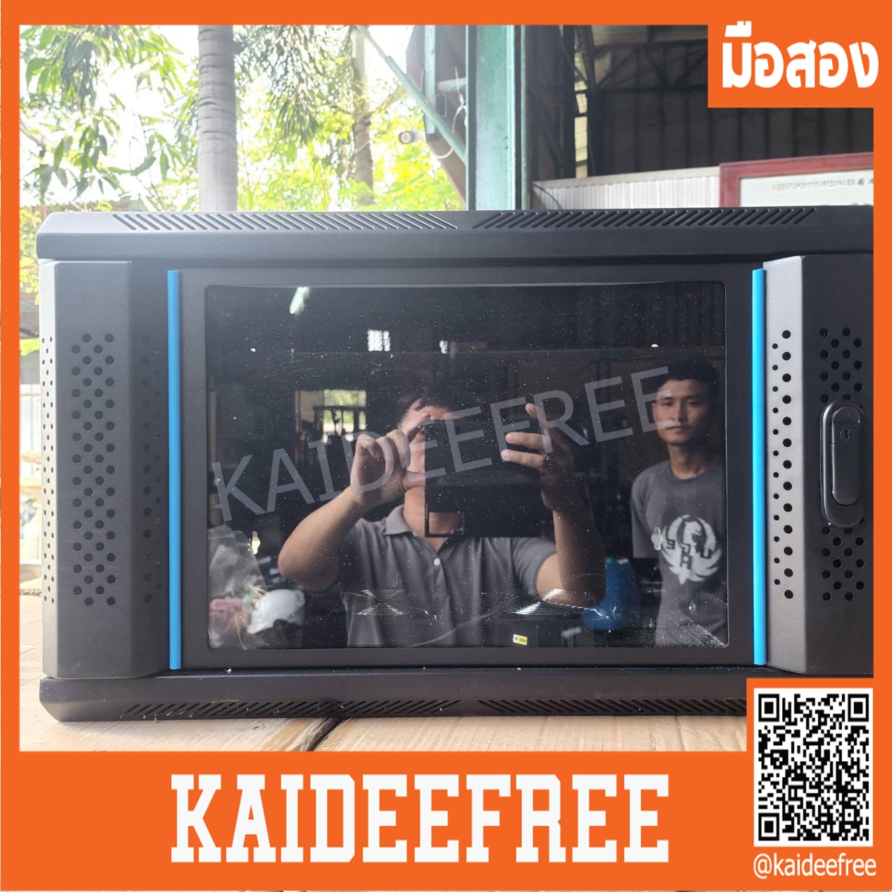 Server rack cabinet 19" 6U 60 x 50 x 37 cm ของใหมม่เก่าเก็บ 9 ใบ ของเก่า 8 ใบ ยี่ห้อ link