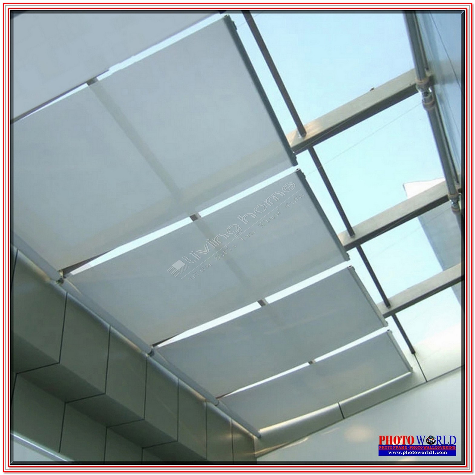 ม่านปรับแสงแนวเอียง(Sky Light Blinds) ผ้าม่าน ม่าน มู่ลี่ มู่ลี่ไม้ ม่านม้วน วอลเปเปอร์ รับติดตั้ง ออกแบบ ราคาถูก ทุกประเภท ทุกรูปแบบ