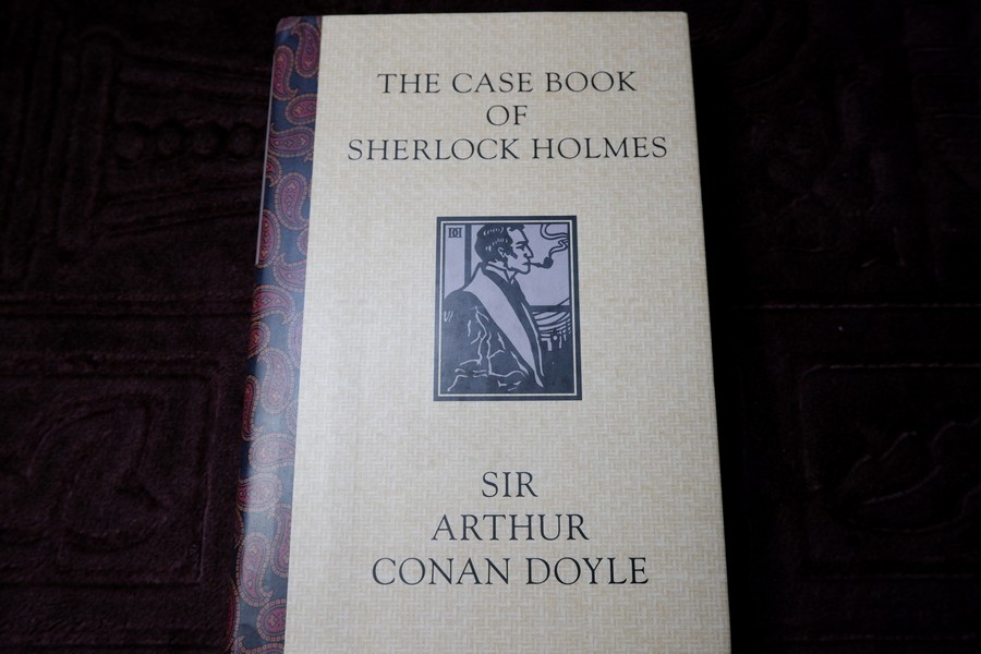 ชุด sherlock holmes by sir artur conan doyle ปกเเข็ง 8 เล่ม ปี 1994 (print in usa)