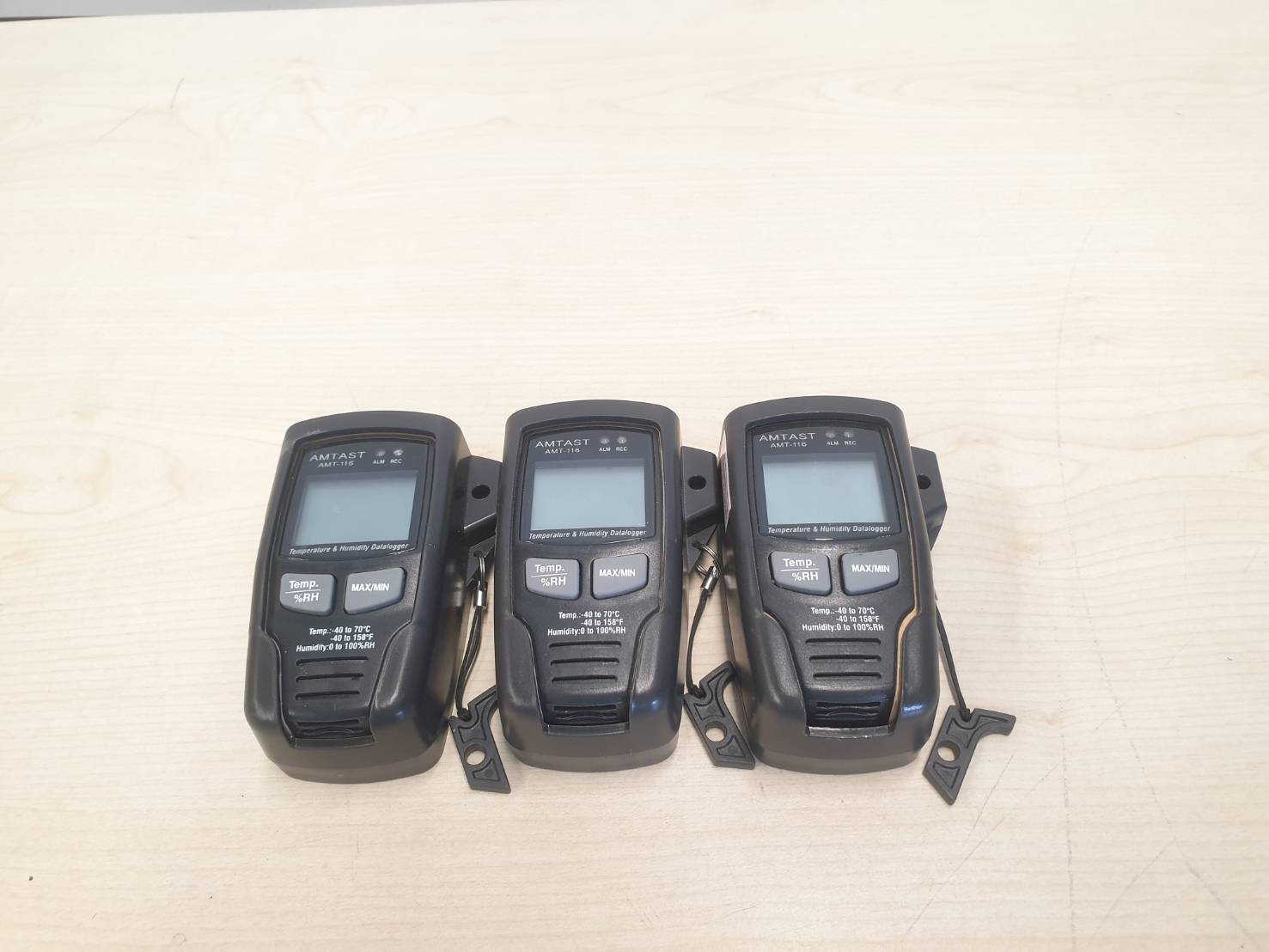 เครื่องวัดและบันทึกอุณหภูมิ และความชื้น AMT-116 มือสอง