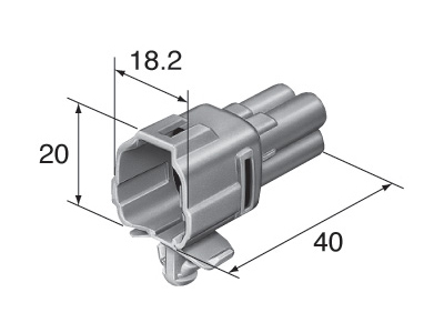 4 พิน ขาว (ตัวผู้) #4561