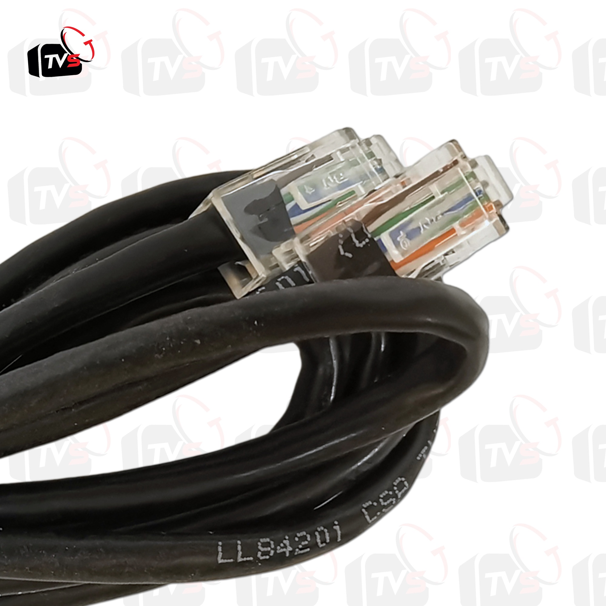 สาย LAN สำเร็จรูป CAT5e ยาว1.5 เมตร สีดำ หัว RJ45 เก็บไว้เผื่อใช้งาน เชื่อมต่ออินเทอร์เน็ตสะดวก ไม่ต้องเข้าหัวเอง