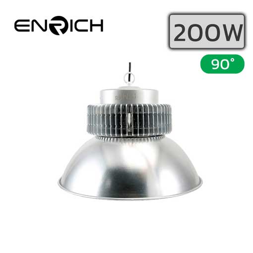 โคมไฮเบย์ LED รุ่น PLUS 200w ยี่ห้อ ENRICH (แสงขาว)