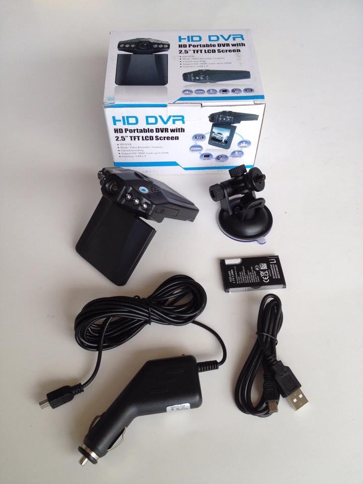 กล้องติดรถยนต์ HD DVR With 2.5" TFT LCD Screen-Black มือสอง