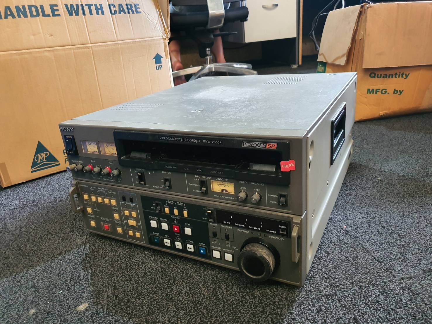 Sony PVW-2800P Betacam SP Editing Recorder PAL