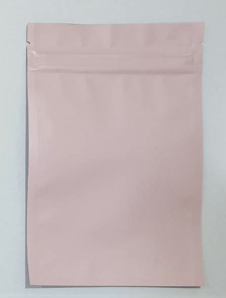 ถุงซิปล็อคตั้งไม่ได้ (ก้นแบน) - ฟอยล์สี (เมทัลไลท์)