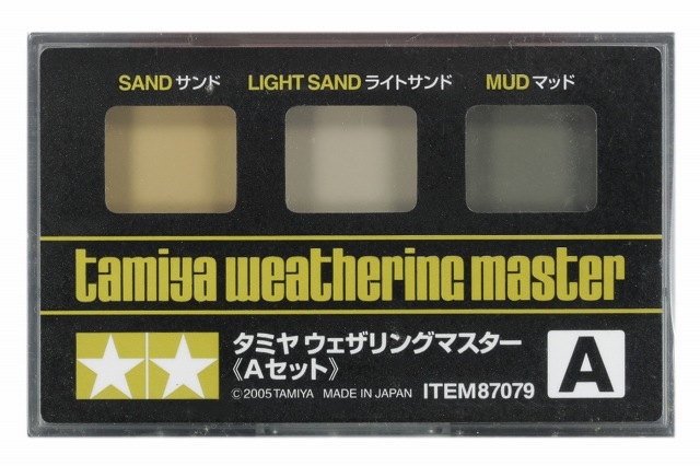 Tamiya Weathering Master A Set (Sand,Light Sand,Mud).