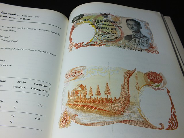 คู่มือการสะสมธนบัตรไทย Standard Catalogue of Thai Banknotes โดย วีรชัย สมิตาสิน หนา 296 หน้า ปี 2540