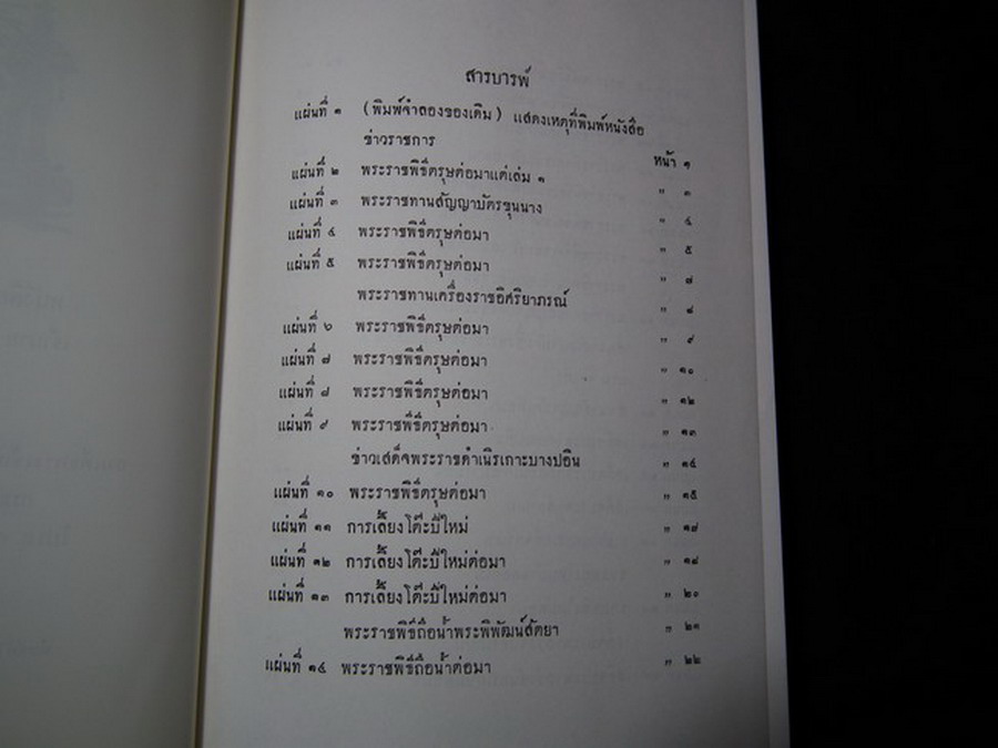 หนังสือ COURT ข่าวราชการ เจ้านาย 11 พระองค์ทรงช่วยกันแต่ง จัดพิมพ์เนื่องในงานพระราชทานเพลิงศพ สมเด็จพระศรีนครินทราบรมราชชนนี ปกแข็ง 2 เล่มจบ หนารวม 3 นิ้ว ปี 2539