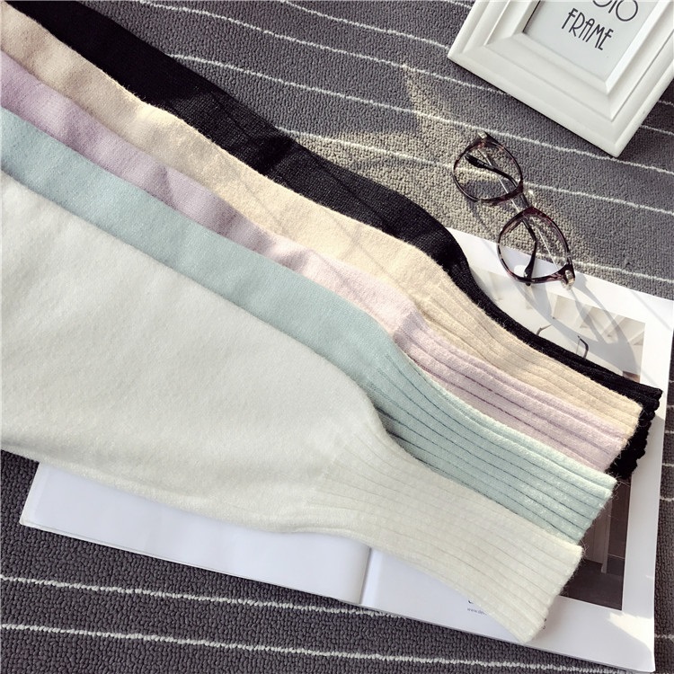 พร้อมส่ง - เดรสไหมพรม DT511 (สีขาว)