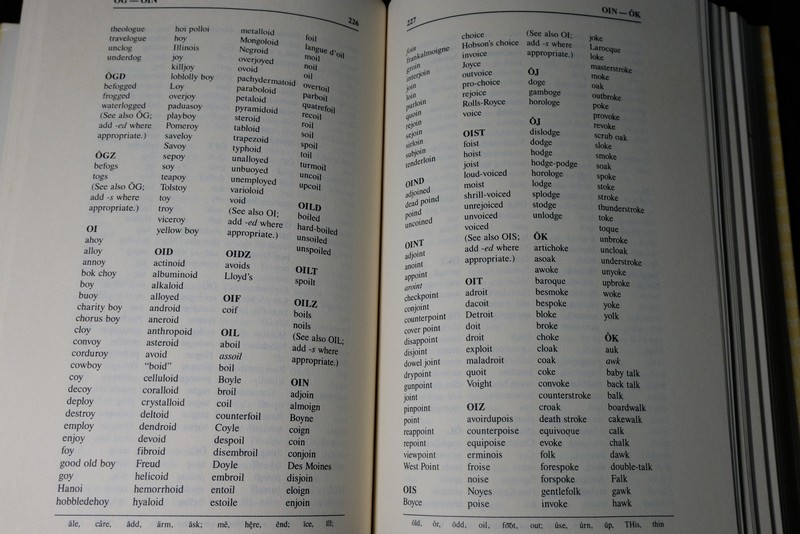 the complete rhyming dictionary by clement wood and ronald bogus