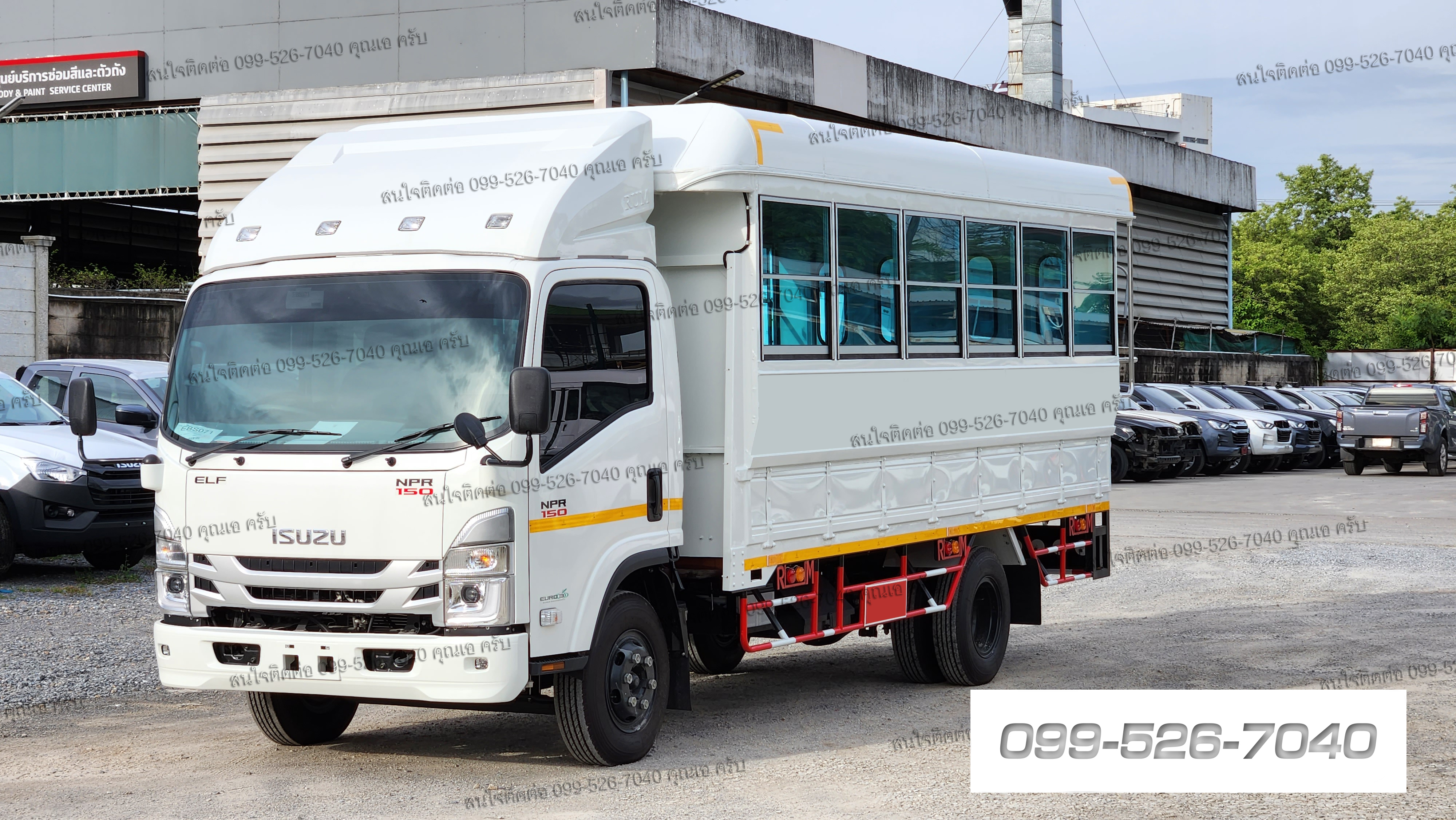 รถโดยสาร sถสองแถว 6ล้อ ISUZU NPR 150 ยูโร 3