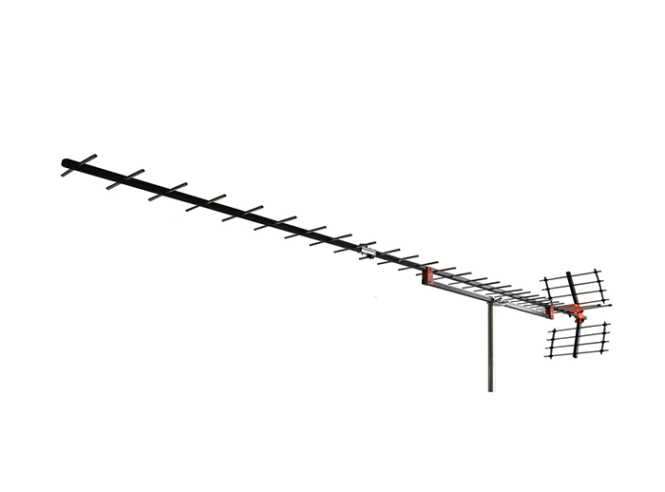 BETA Digital TV Antenna (HD-37E) แผงเสาอากาศ DIGITAL TV BETA รุ่น HD-37E สำหรับพื้นที่ห่างไกลจากสถานีส่ง (สีดำ) แถม ตัวขยายสัญญาณ IdeaSat 30dB รองรับงานระบบ