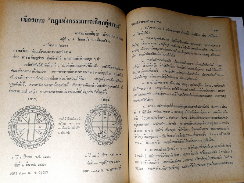 วิจารณ์ดวงชะตา 100 ดวง โดย พ.อ.อ. บุญช่วย ชุ่มเชิงรักษ์ ปกแข็ง ปี 2515