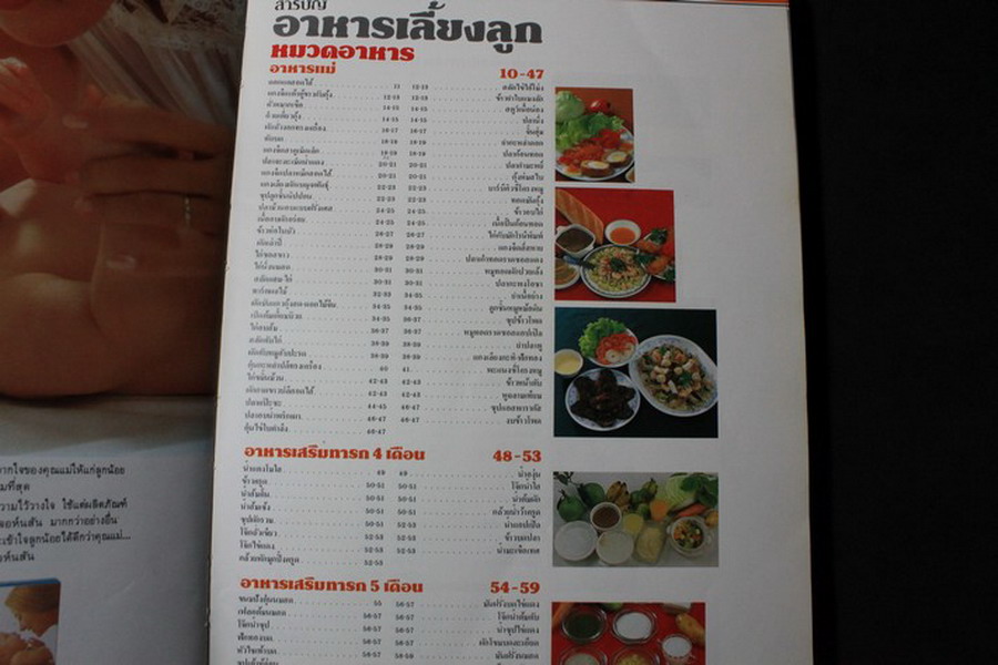 อาหารเลี้ยงลูก รวมอาหารหญิงมีครรภ์ อาหารทารก จนถึงเด็กวัยเรียนกว่า 300 ตำรับ ปกแข็ง ปี 2526