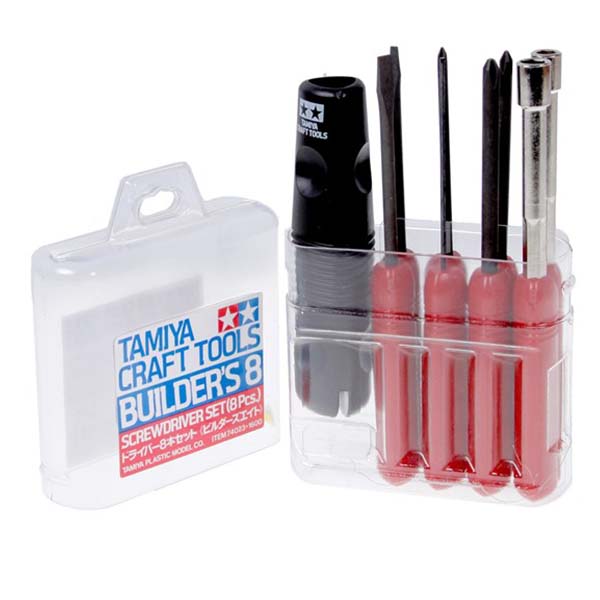 Tamiya Builder's 8 Screw Driver Set (8Pcs.)