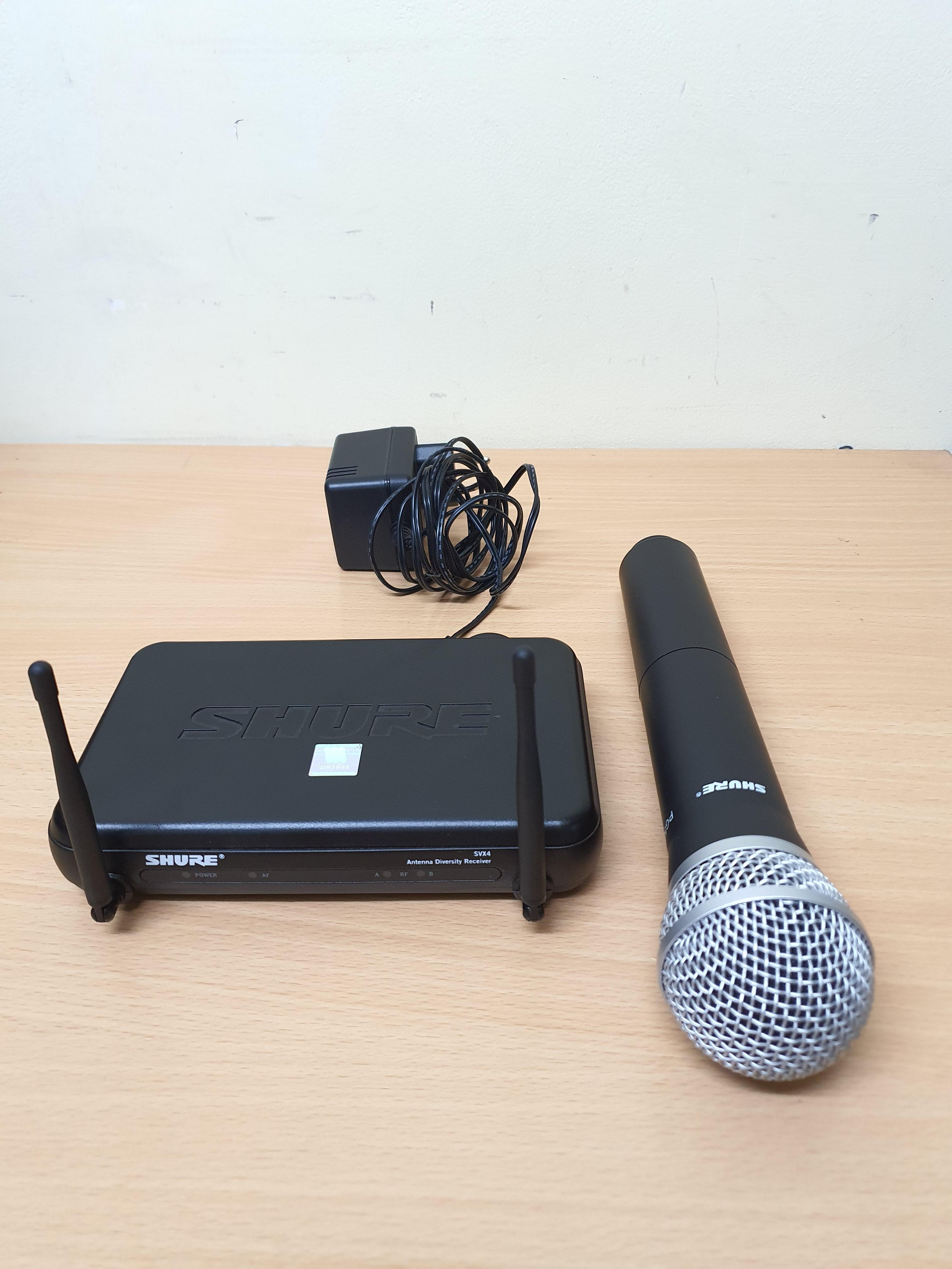 ไมโครโฟนไร้สายมือสอง SHURE SVX4/PG58 มหาจักรแท้ๆ