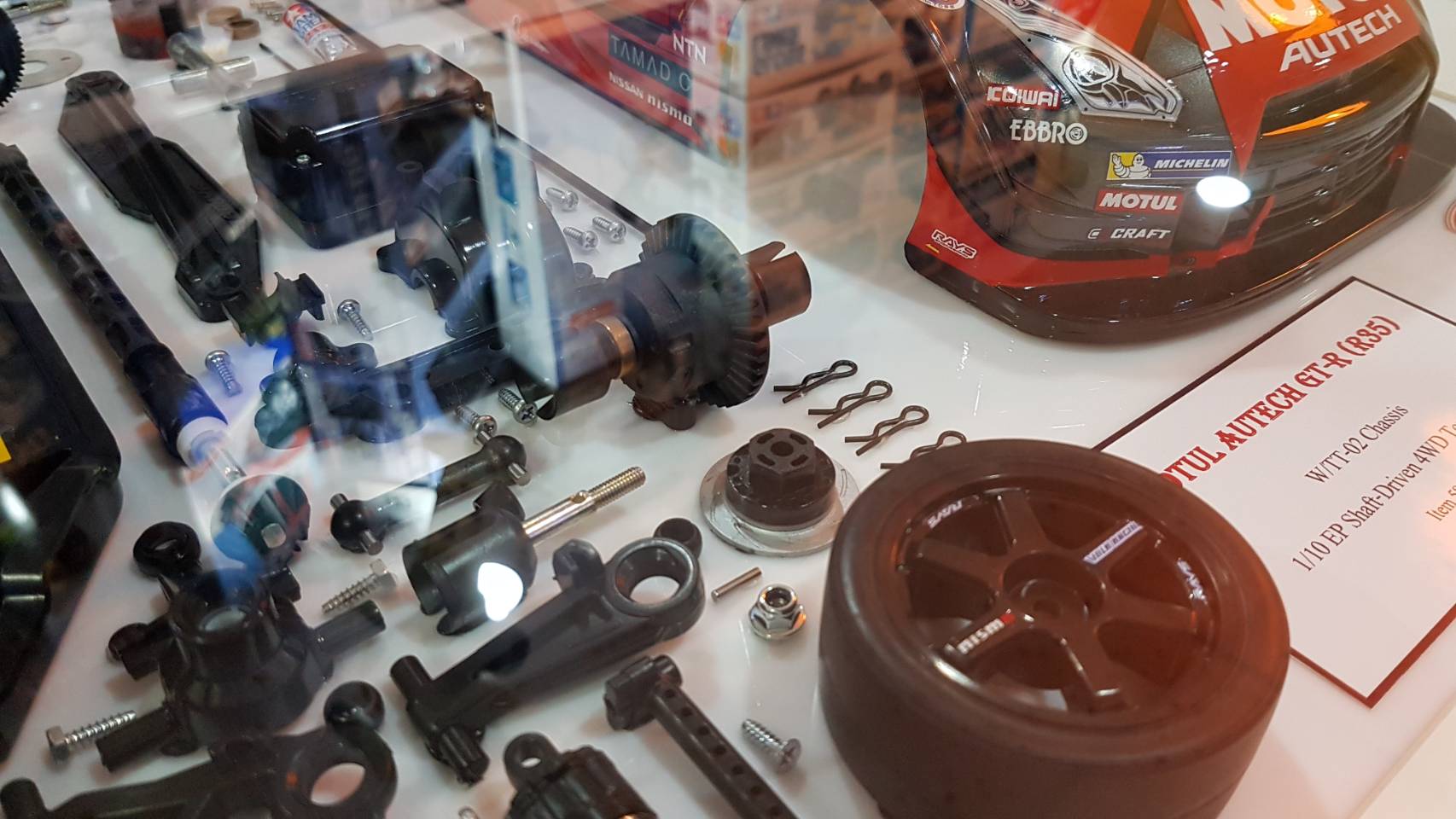 3D Exploded Parts Panel (Motul Autech GT-R)