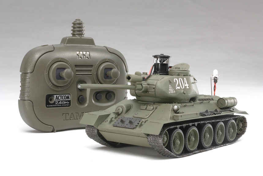 Russian Medium Tank T-34-85 (w/2.4 GHz Control Unit)