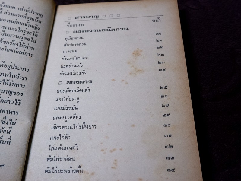 ตำราอาหารชาววัง ของคาว ของหวาน โดย หม่อมเจ้าหญิงจันทร์เจริญ รัชนี ปกแข็ง