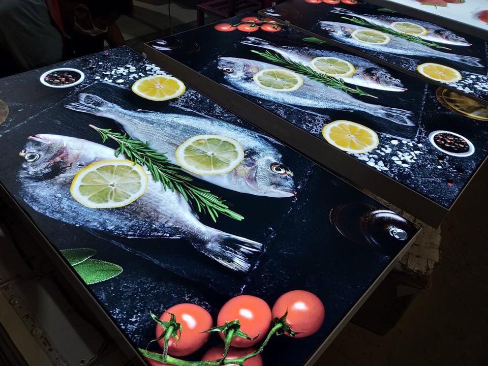 กล่องไฟขอบอลูมิเนียม (แบบขึงผ้า)