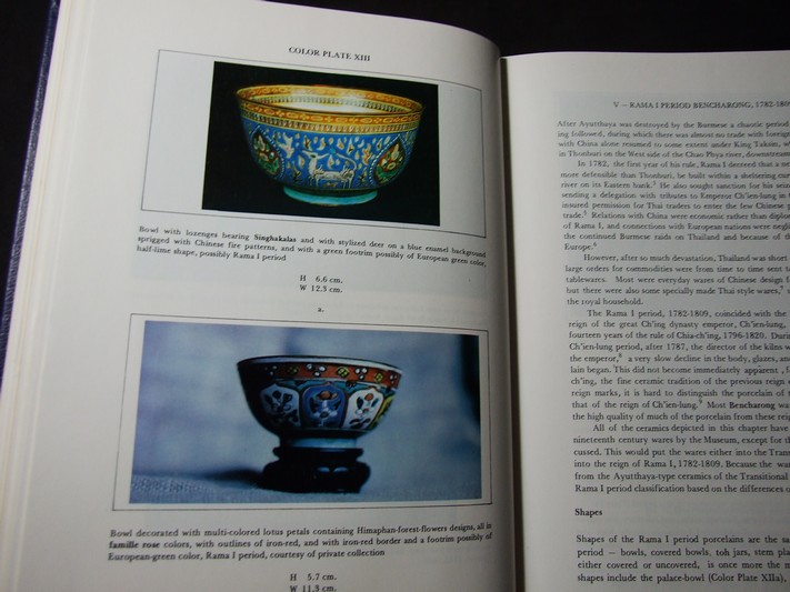 SINO-THAI CERAMICS in the National Museum Bangkok Thailand and in private collections ปกแข็ง ปี 1982