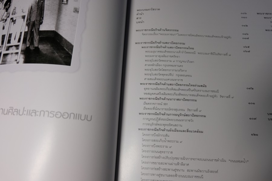 พระบาทสมเด็จพระเจ้าอยู่หัว กับ งานศิลปะ เเละการออกเเบบ โดย ม.กรมศิลปากร ปกแข็ง